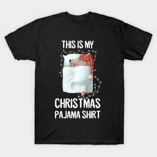 This is my Christmas pajama T-Shirt